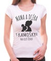 Dámske tričko - Mama a dcéra - Kamošky na celý život