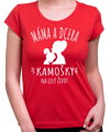 Dámske tričko - Mama a dcéra - Kamošky na celý život