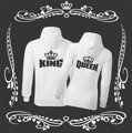 Pánska/dámska mikina MODERN KING - QUEEN (cena za 1ks)