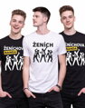 Tričká Ženích a Ženíchova banda (cena za 1ks)