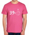 Narodeninové tričko - 40 (39+ prostredník)