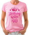 Narodeninové tričko - Birthday Queen 40