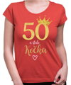 Narodeninové tričko - 50 a stále kočka