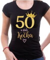 Narodeninové tričko - 50 a stále kočka