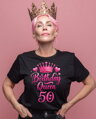 Narodeninové tričko - Birthday Queen 50