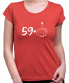 Narodeninové tričko - 60 (59+ prostredník)