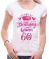 Narodeninové tričko - Birthday Queen 60