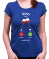 Vinárske tričko - Víno volá Phone