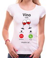 Vinárske tričko - Víno volá Phone