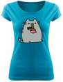 Dámske tričko - Pusheen mačka - špagety