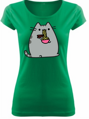 Dámske tričko - Pusheen mačka - špagety