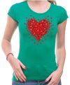 Tričko - Červené srdiečko