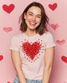Tričko - Červené srdiečko
