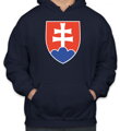 Originálna fajnmikina pre hrdého Slováka, patriota, z kolekcie slovenské a československé motívy-Mikina Slovensko znak 