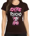 Dámske tričko - CUTE but PSYCHO