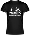 Tričko - Zombies hate fast food