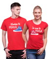 Partnerské tričká - Hľadám tú pravú 2ks