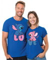 Partnerské tričká - Lilo a Stitch LOVE 2ks