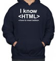 Mikina I know HTML
