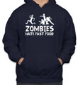 Mikina- Zombies hate fast food