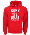 Vojenská mikina - Neznášam byť sexy