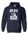 Vojenská mikina - Neznášam byť sexy