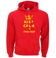 Mikina - KEEP CALM + vlastný text UNISEX