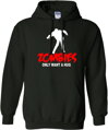 Vtipná a cool mikina pre milovníkov zombíkov-Mikina - Zombies only want a hug - Zombie potrebujú iba objatie