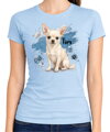Tričko pre psíčkarov - Modrá čivava