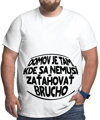 Vtipné tričko - Domov je tam, kde sa nemusí zaťahovať brucho