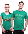 Partnerské tričká - Si moje zlato 2ks