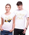 Partnerské tričká - Si moje zlato 2ks
