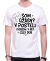 Vtipné tričko - Som úžasný/á v posteli