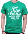 Vtipné tričko - Som úžasný/á v posteli