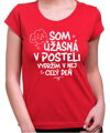 Vtipné tričko - Som úžasný/á v posteli
