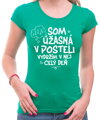 Vtipné tričko - Som úžasný/á v posteli