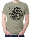 Vtipné tričko - Som úžasný/á v posteli