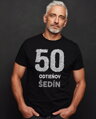Narodeninové tričko - 50 odtieňov šedín