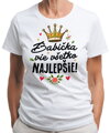 Dámske tričko - Babička vie všetko NAJLEPŠIE!