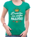 Dámske tričko - Babička vie všetko NAJLEPŠIE!