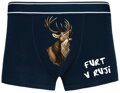 Pánske boxerky s vtipnou potlačou - Furt v ruji