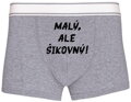 Pánske boxerky s vtipnou potlačou - Malý, ale šikovný