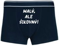 Pánske boxerky s vtipnou potlačou - Malý, ale šikovný