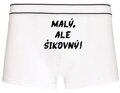 Pánske boxerky s vtipnou potlačou - Malý, ale šikovný