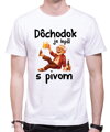 Pánske tričko - Dôchodok je lepší s pivom