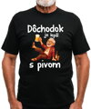 Pánske tričko - Dôchodok je lepší s pivom