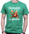 Pánske tričko - Dôchodok je lepší s pivom