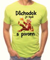 Pánske tričko - Dôchodok je lepší s pivom