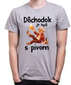 Pánske tričko - Dôchodok je lepší s pivom