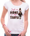 Tričko - Jazda na koni je moja terapia